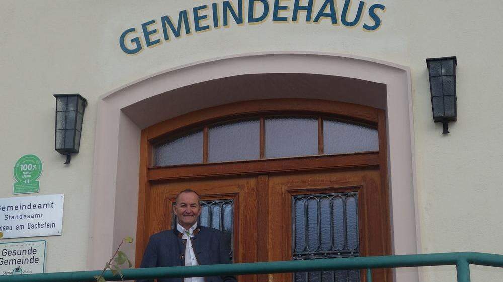 Ramsauer Bürgermeister Ernst Fischbacher legte den Zwist mit der Gemeindeabteilung telefonisch bei