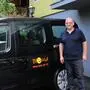 Peter Blümel feiert das 20-jährige Bestehen seines Taxi- und Mietwagenunternehmens