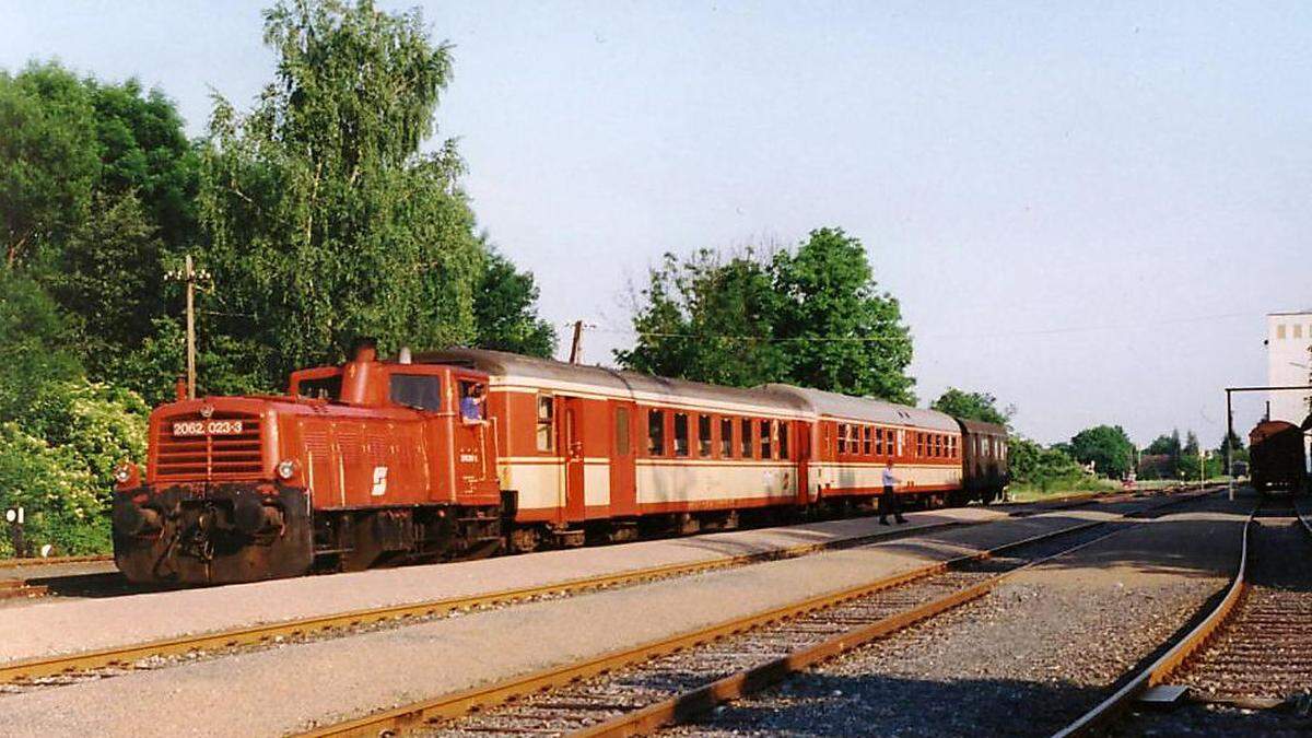 In diesem Pendlerzug geht es von Bad Radkersburg nach Mureck und wieder retour