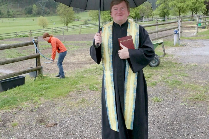 Nach der Segnung durch Rektor Christian Stromberger ging es über den Wolschartwald nach Meiselding und weiter über den Gunzenberg nach Gurk. 