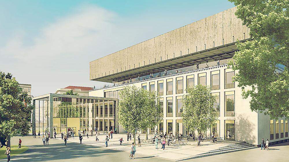Das Wien Museum am Karlsplatz schließt am 3. Februar 2019 für mehrere Jahre.  Grund ist der geplante Um-bzw. Erweiterungsbau für das in die Jahre gekommene Haus (hier ein Rendering der CWR Architekten)