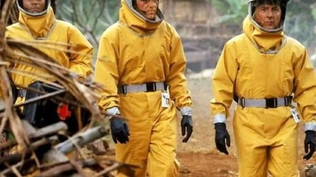 Dustin Hoffman 1995 im Katastrophenfilm "Outbreak". 