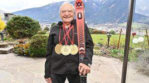Gottfried Suppans holte mit dem Völkl Race Tiger dreimal Gold im Skigebiet Hochkar