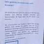 Ein solcher Hinweis der Polizei flatterte zahlreichen Klagenfurtern, die entlang der Fanrouten wohnen, ins Haus 