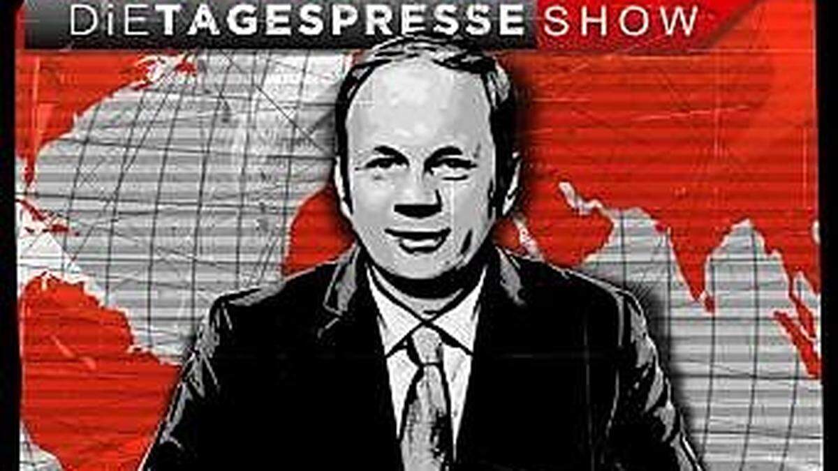 Plakat für die neue Satireshow von &quot;Die Tagespresse&quot;