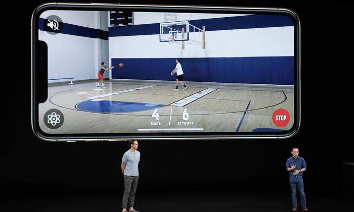 Bei der Vorstellung des iPhone XS legt Apple einen Fokus auf AR-Spiele