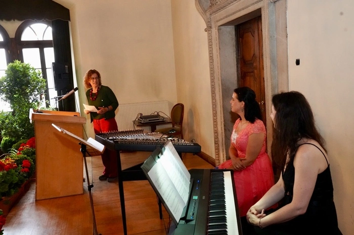 Kleinwächter mit der musikalischen Umrahmung Hemma Pleschberger-Schmölzer und Regina Wiesflecker 
