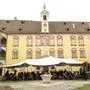 Im Innenhof der Hofburg Brixen wurde das Euregio-Museumsjahr eröffnet