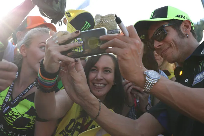 Seine "46" ist in Spielberg eindeutig am häufigsten zu sehen: Valentino Rossi