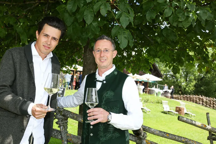 Winzeraustausch: Armin Tement und Erwin Sabathi