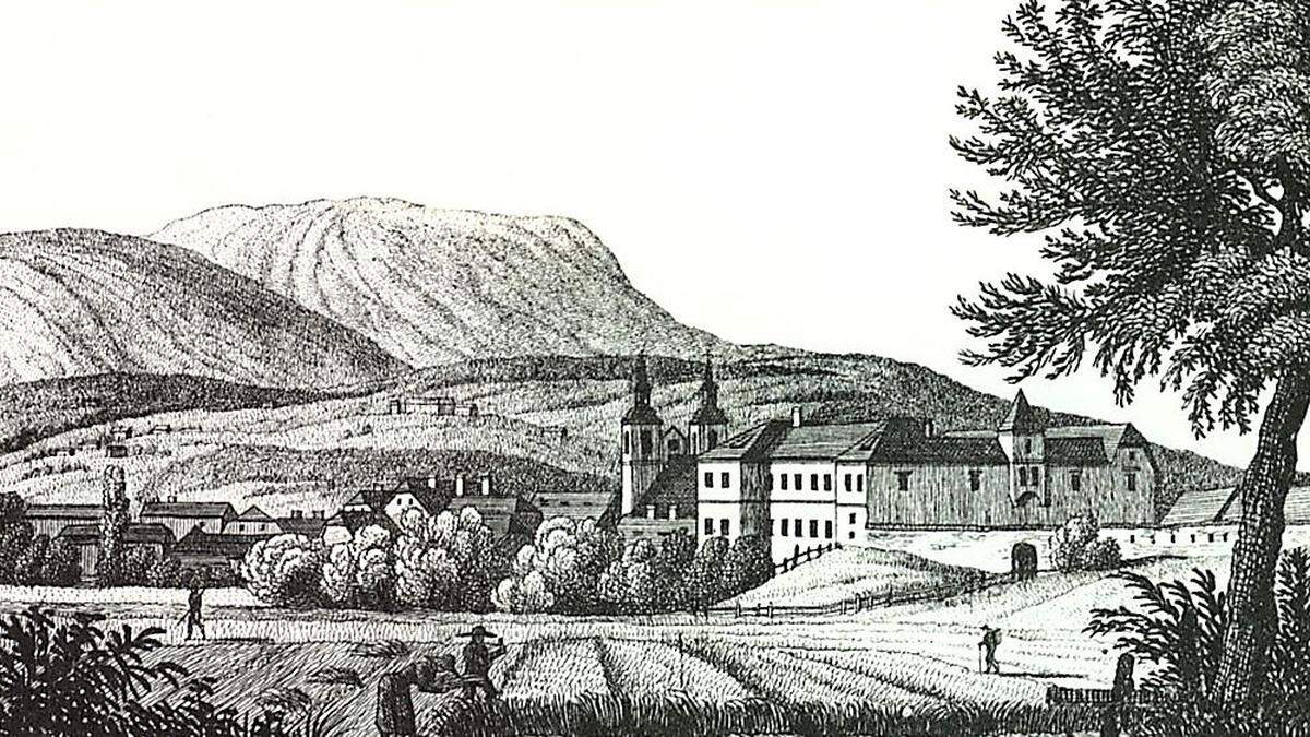 Das Moserhofschlössl um 1830