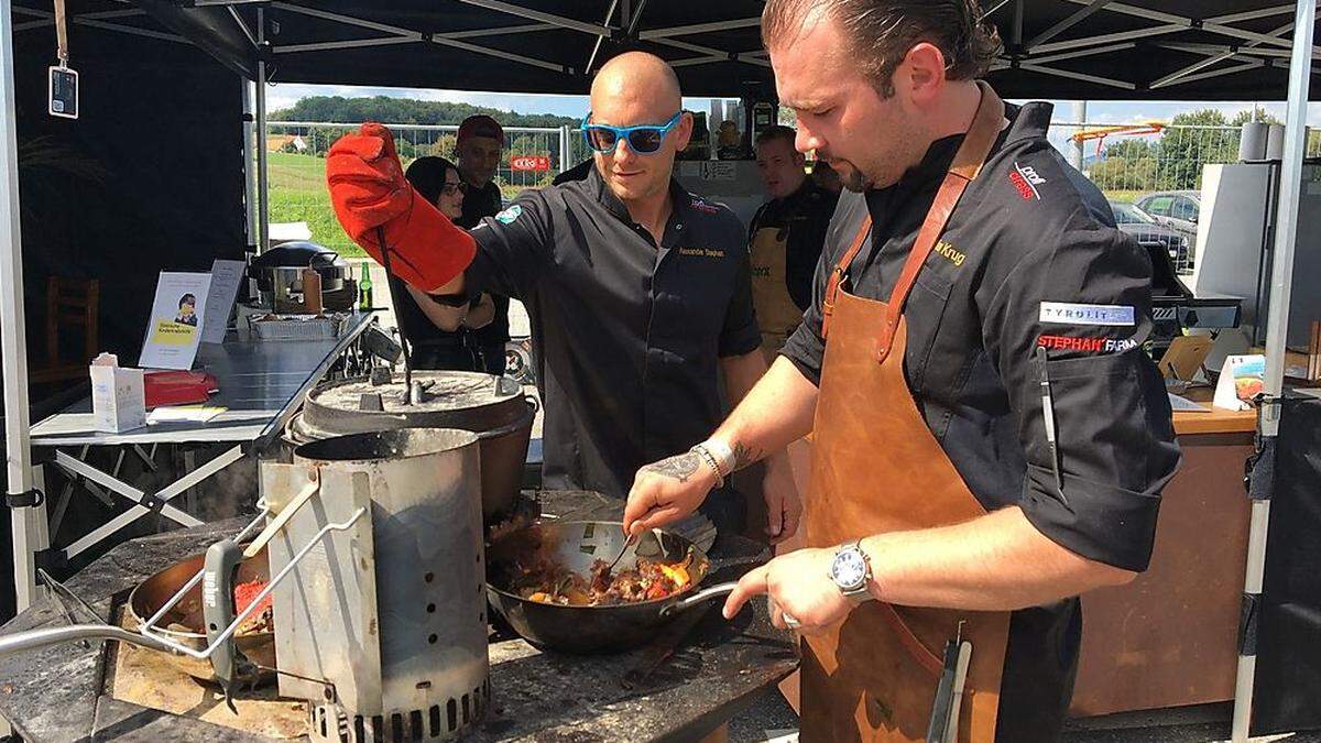 Bei den Staatsmeisterschaften im Grillen ist Konzentration gefragt