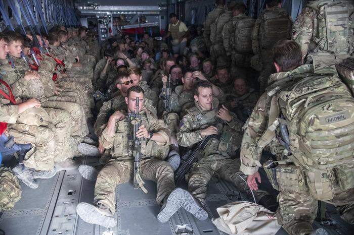 Am Samstagabend war das letzte Flugzeug mit britischen Soldaten in Kabul gestartet
