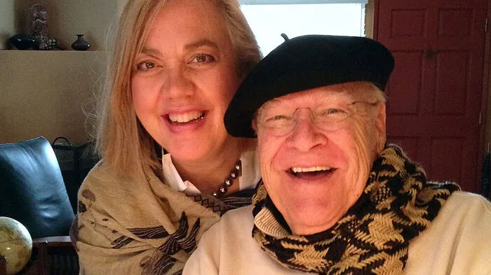 David Huddleston mit seiner Frau Sarah Koeppe.