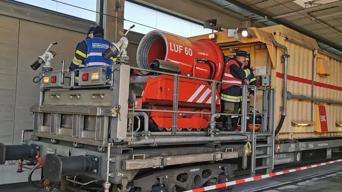 Das Übungsszenario: Ein entgleister Zug mit rund 60 Verletzten, darunter 20 schwer verletzt. 