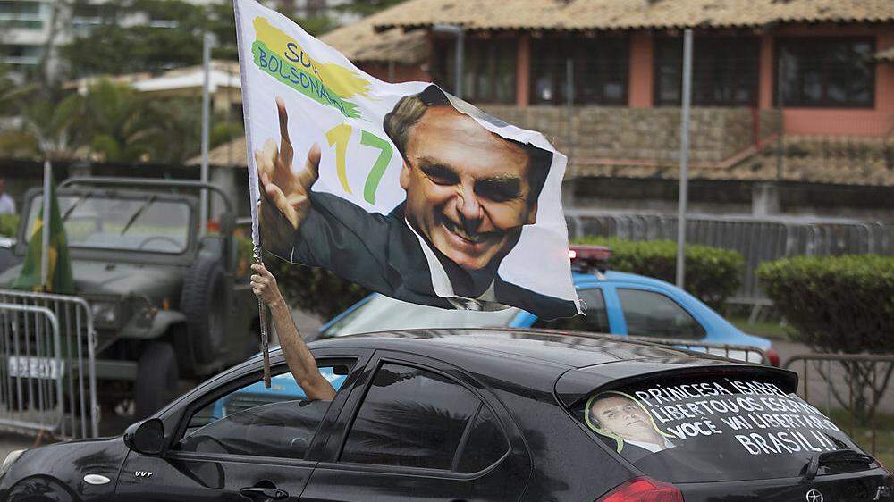 Bolsonaros Fans sind aus dem Häuschen 