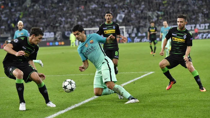 Barcelona traf in der zweiten Runde der Champions League auf Mönchengladbach. Klicken Sie sich durch die Bildergalerie.