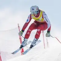 Anna Schilcher fuhr in Saalbach auf Rang vier und holte damit Platz zwei in der Europacup-Abfahrtswertung