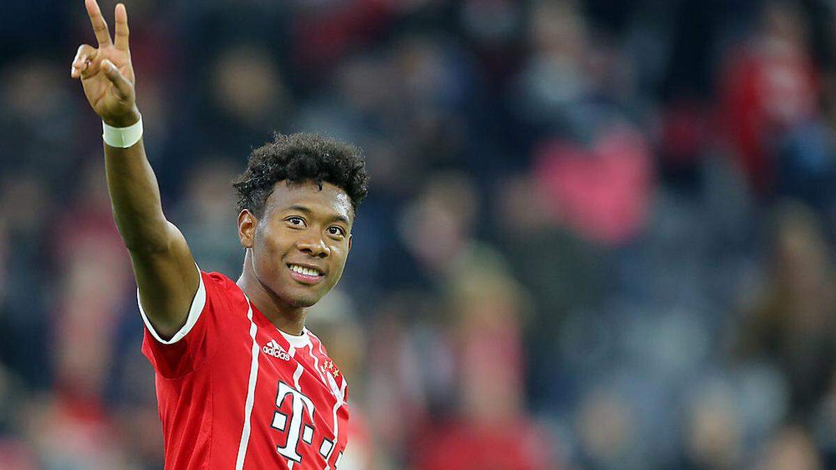 David Alaba erzielte vergangenes Wochenende ein Tor für die Bayern