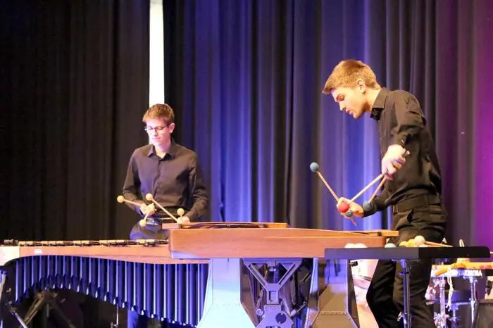 Die Percussion-Group Carinthia unter Obmann Christoph Grabuschnig machte im Rahmen der Kärnten-Tour mit ihrer „Percussion-Show“ Station in der Blumenhalle.