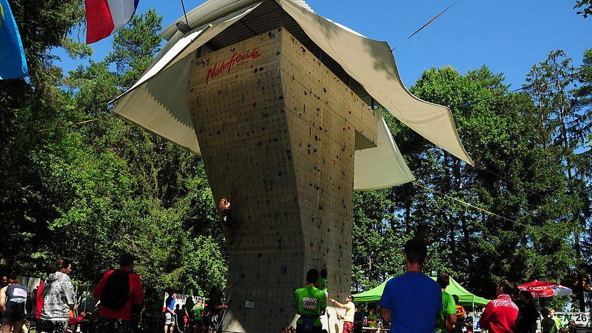 Das Kletterareal in Feistritz wird von den Naturfreunden Petzen betrieben, es soll wetterfest werden	