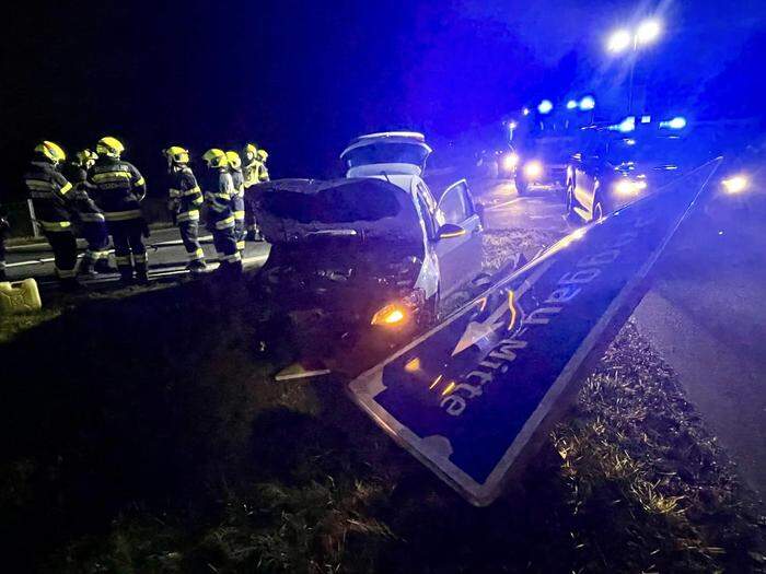 Frühmorgendlicher Einsatz für die Freiwilligen Feuerwehren Friesach-Wörth und Peggau 