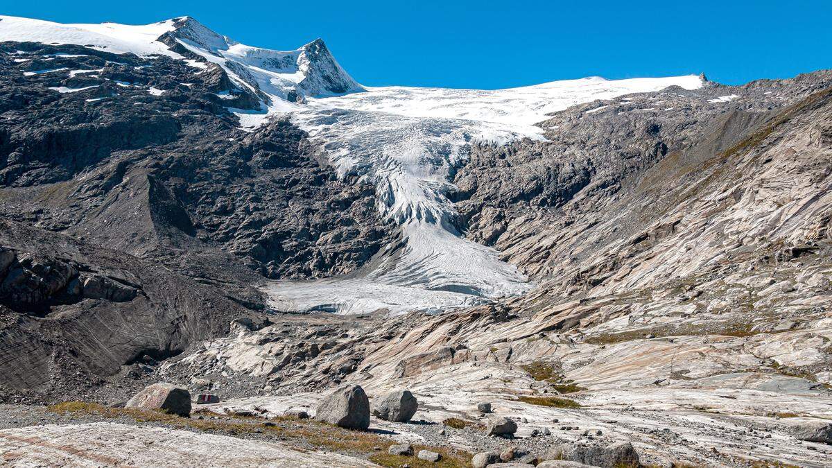 Blick auf Gletscher Schlatenkees