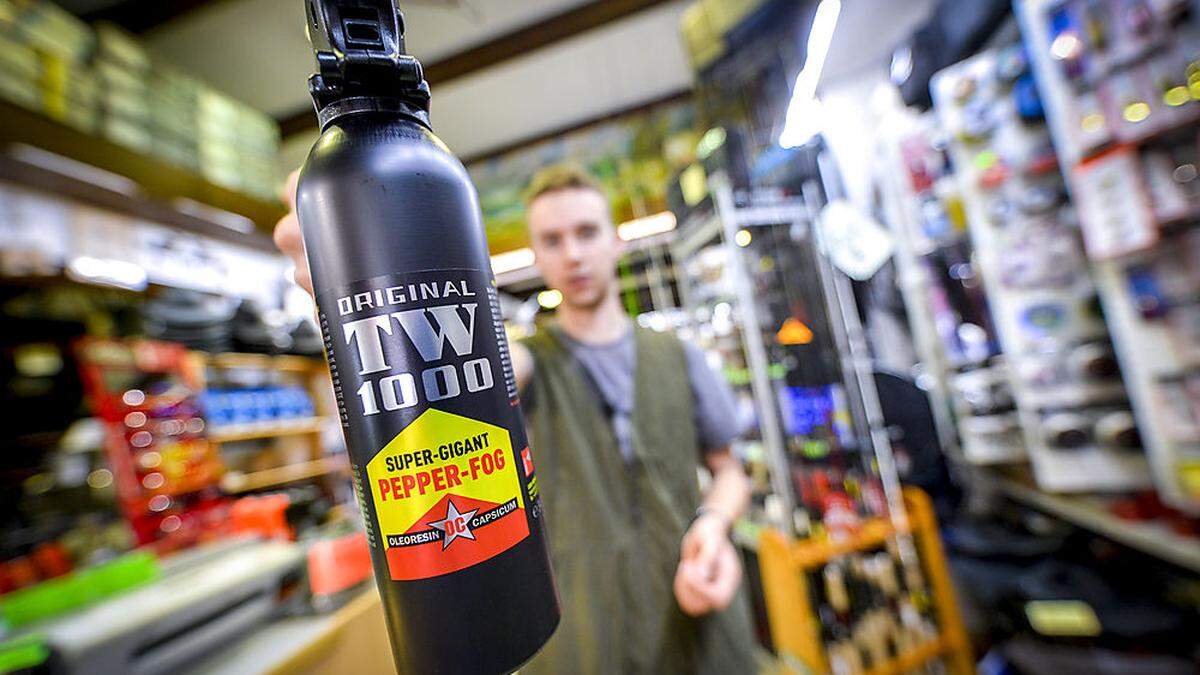 Dieser Spray kann auch gegen Bären eingesetzt werden