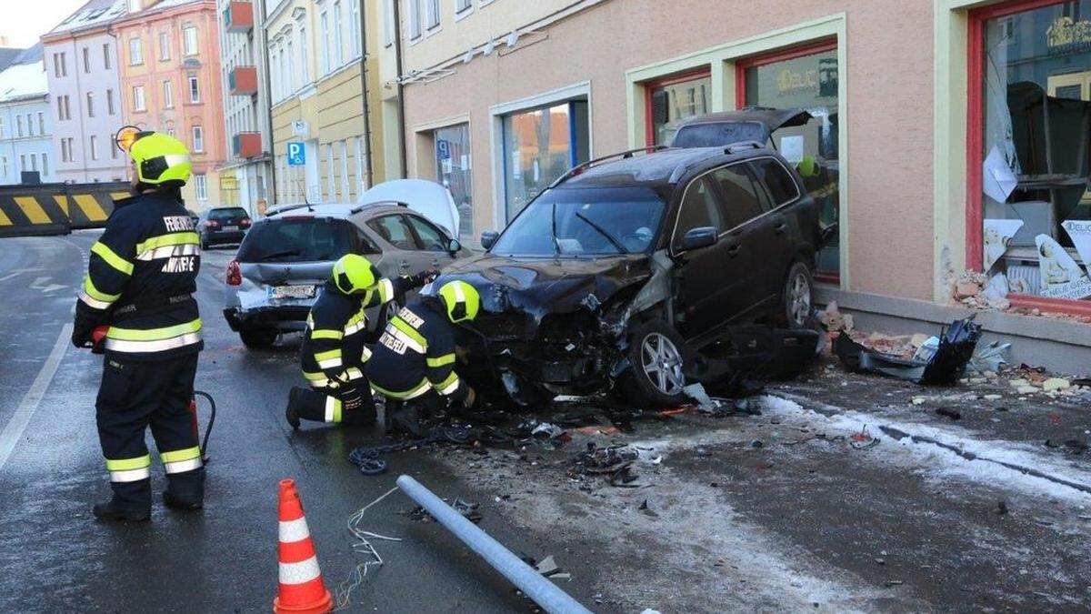 Die Unfallstelle in Knittelfeld