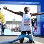 Tigist Assefa nach ihrem Weltrekord