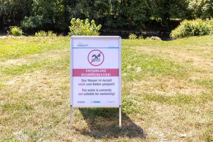 Die Badewarnung hielt nicht vom Baden in der Sattnitz ab