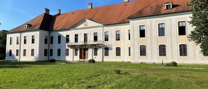Die Gartenfassade der bischöflichen Residenz