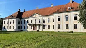 Die Gartenfassade der bischöflichen Residenz