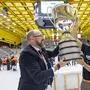 Haben sich geeinigt: 99ers-Trainer Dan Lacroix (links) und Präsident Herbert Jerich