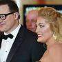 Oscar-Preisträger Brendan Fraser kam mit Partnerin Jeanne Moore zur Wiener Romy-Gala