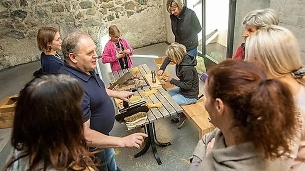 Workshop mit Ludwig Rainer, Besen- und Bürstenbinder aus Innervillgraten