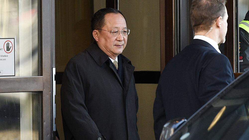 Nordkoreas Außenminister Ri Yong Ho 