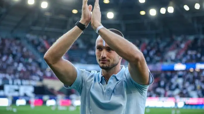 Sasa Kalajdzic verabschiedete sich gerade erst von den Fans des LASK - nun kehrt er wohl zurück nach Linz 