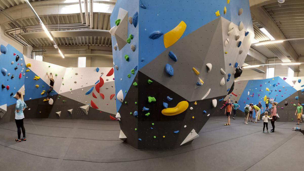 Die neue Boulderhalle in Zeltweg