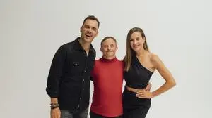 Dado Ibrakovic und Cornelia Leban-Ibrakovic mit ihrem Schüler Joachim Lampl, mehrfacher Tanz-Weltmeister