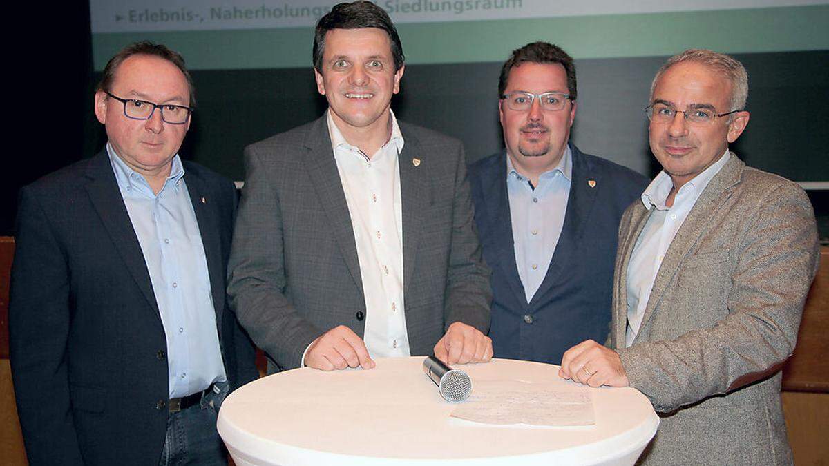 Gerald Derkitsch, Christian Sommerbauer, Franz Jost und Peter Krippl