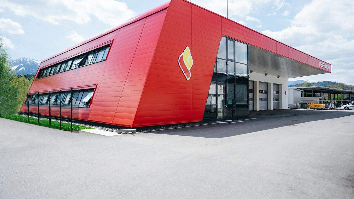 Das neue Feuerwehrgebäude der Betriebsfeuerwehr von Infineon Villach 