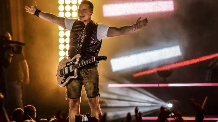 Begeisterte die Fans: Andreas Gabalier . . .