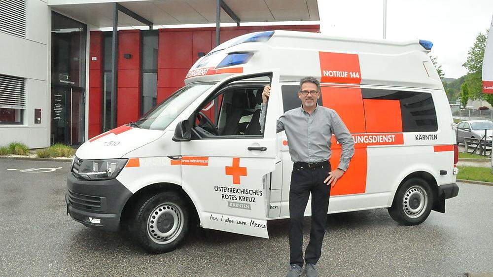 Der Wolfsberger Klaus Zarfl ist seit 21. Jänner neuer Bezirksgeschäftsführer des Roten Kreuzes 