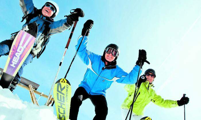 Skifahren fördert die Gesundheit
