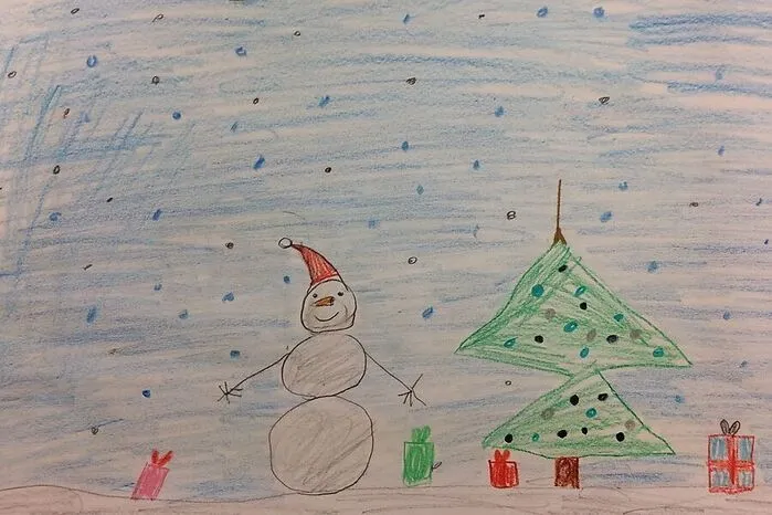 Einen Schneemann wünscht sich Lars Schuster (8) aus der Stanz vom Christkind