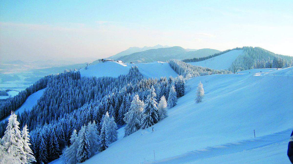 Tief winterlich zeigt sich das Dreiländereck