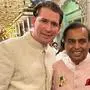 Sebastian Kurz mit Milliardär und Bräutigamvater Mukesh Ambani