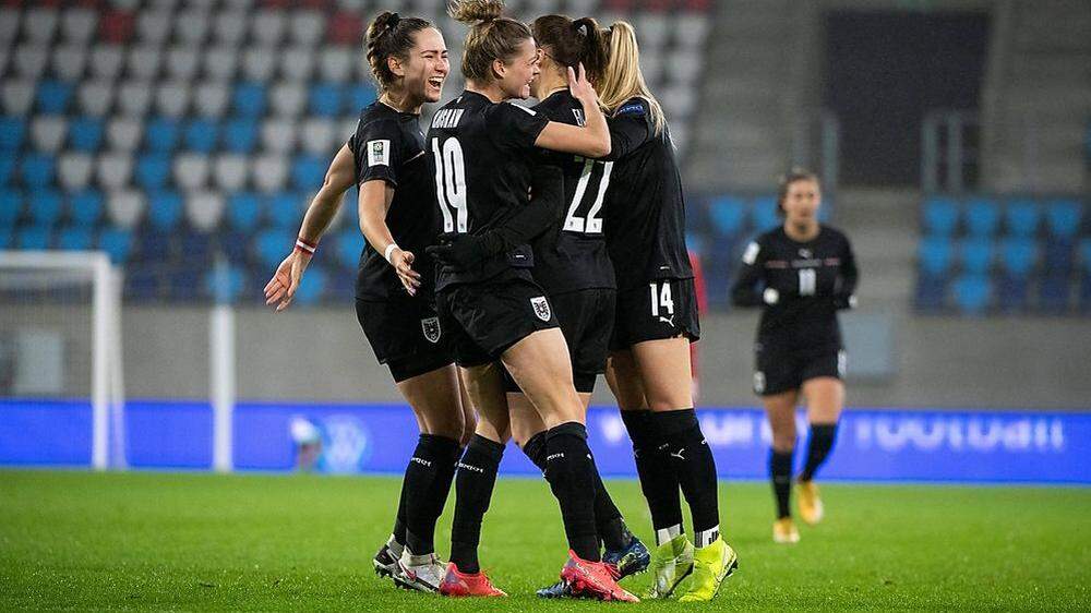 Österreichs Fußballerinnen besiegten Luxemburg in der WM-Qualifikation klar