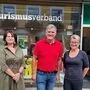 Der scheidende Vorsitzende Harald Frager mit seinen beiden Mitarbeiterinnen Andrea Stelzer und Waltraud Pusterhofer